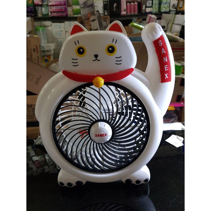 Sanex Box Fan Karakter KK- 801 KC Kucing Hokki