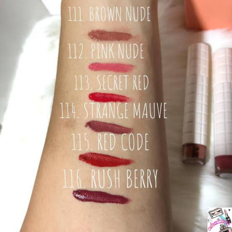 ☃Cutezz_Ching1☃Xi Xiu Lip Cream Matte 5g - Lip Cream