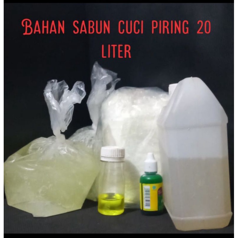 bahan sabun cuci piring