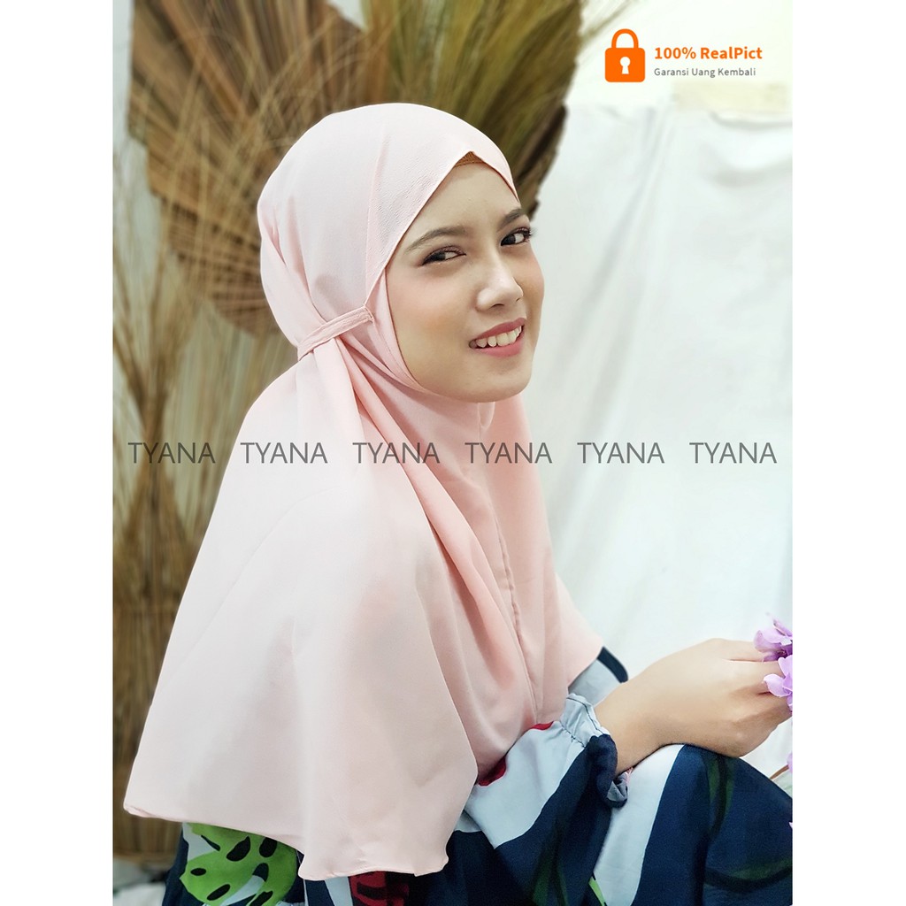 [TERMURAH] Bergo Maryam Tali Diamond Crepe / Kerudung Hijab Instan