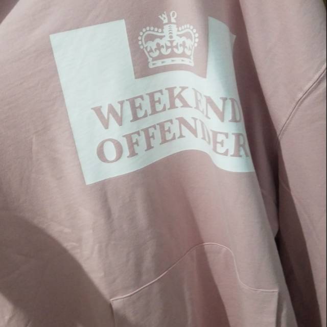 Hoodie weekend offender pink