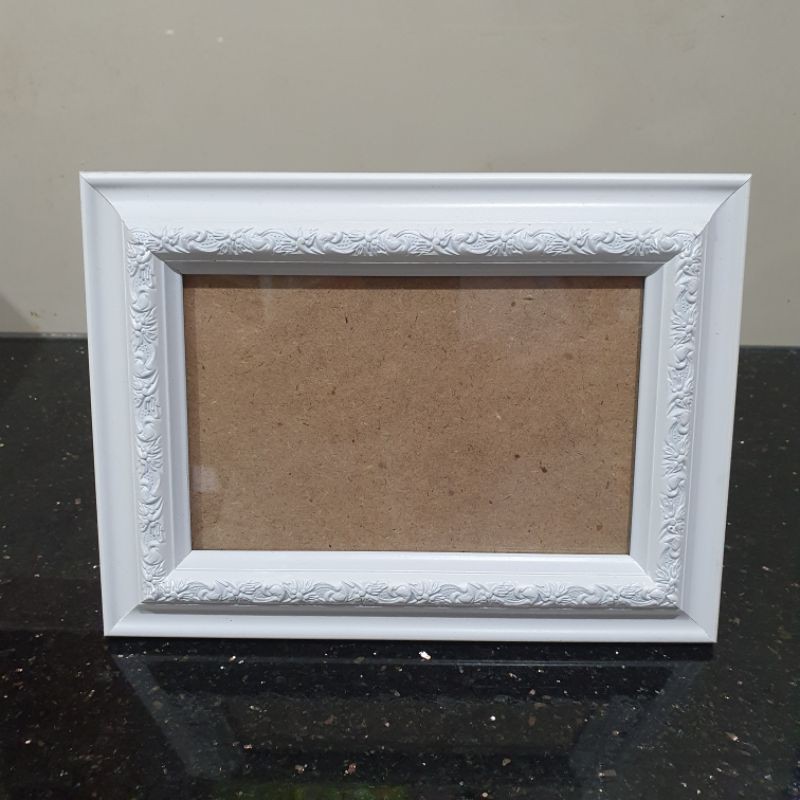 PHOTO FRAME WOODEN PIGURA FOTO KAYU UKIR 4R MINIMALIS