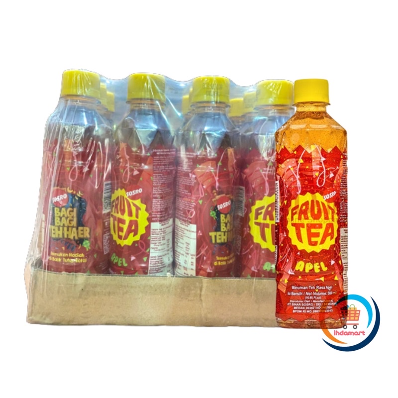 1 Dus Isi 12 pcs Fruit Tea Botol 350 ml