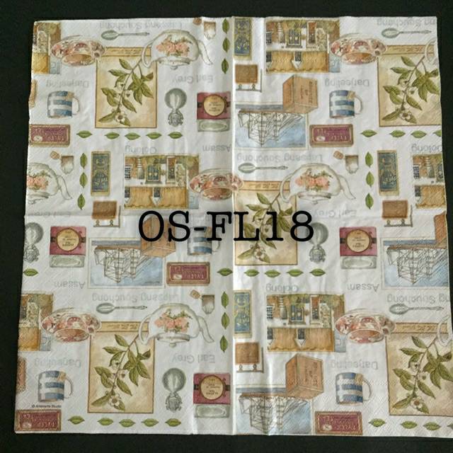 Napkin decoupage
