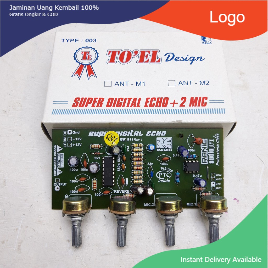 Kit Echo Toel 2 Mic Type003