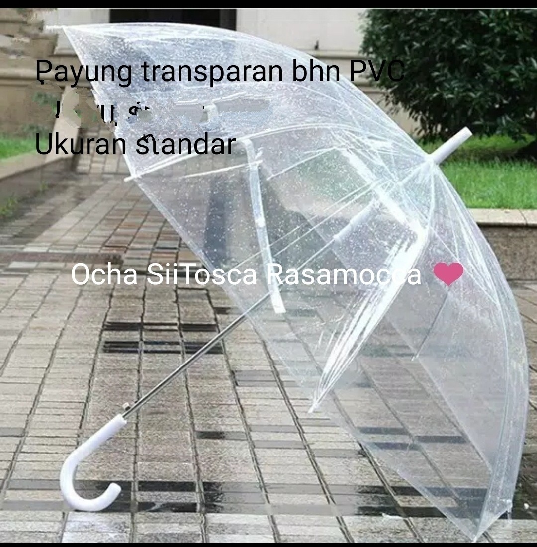 Payung Bening Transparan Japan Style