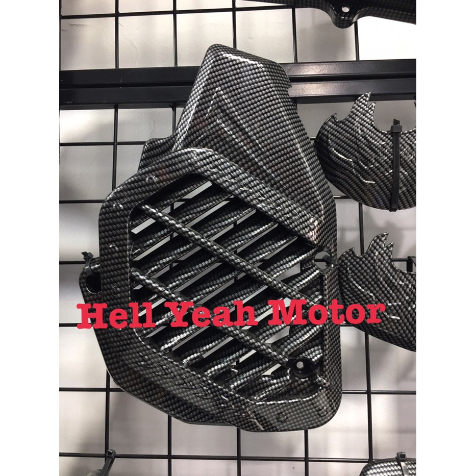 aksesoris PCX Cover Radiator New PCX 2018 NEMO Carbon Print Murah
