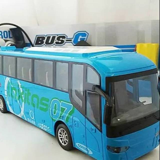 Mainan Anak Rc Bus Remot Bis Charge, Remote Control Bis Batre Cas