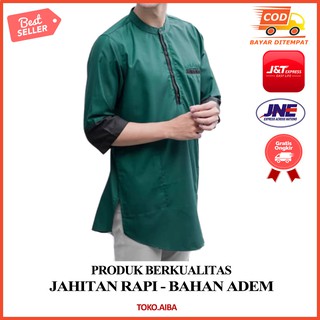  Baju  Koko  Pria Gus  Azmi  Syubbanul Muslimin Kombinasi 