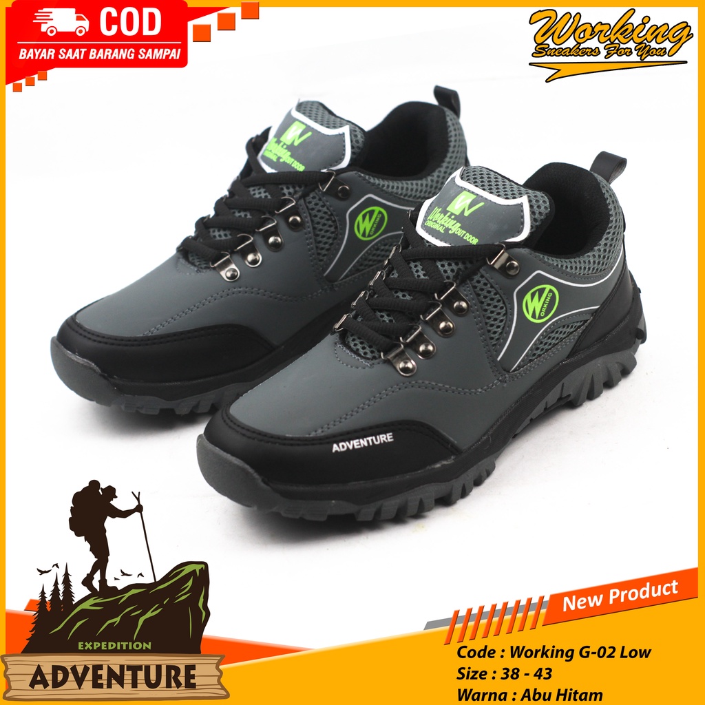 Working Sneakers For You Sepatu Bikers G-02 Size 38-43