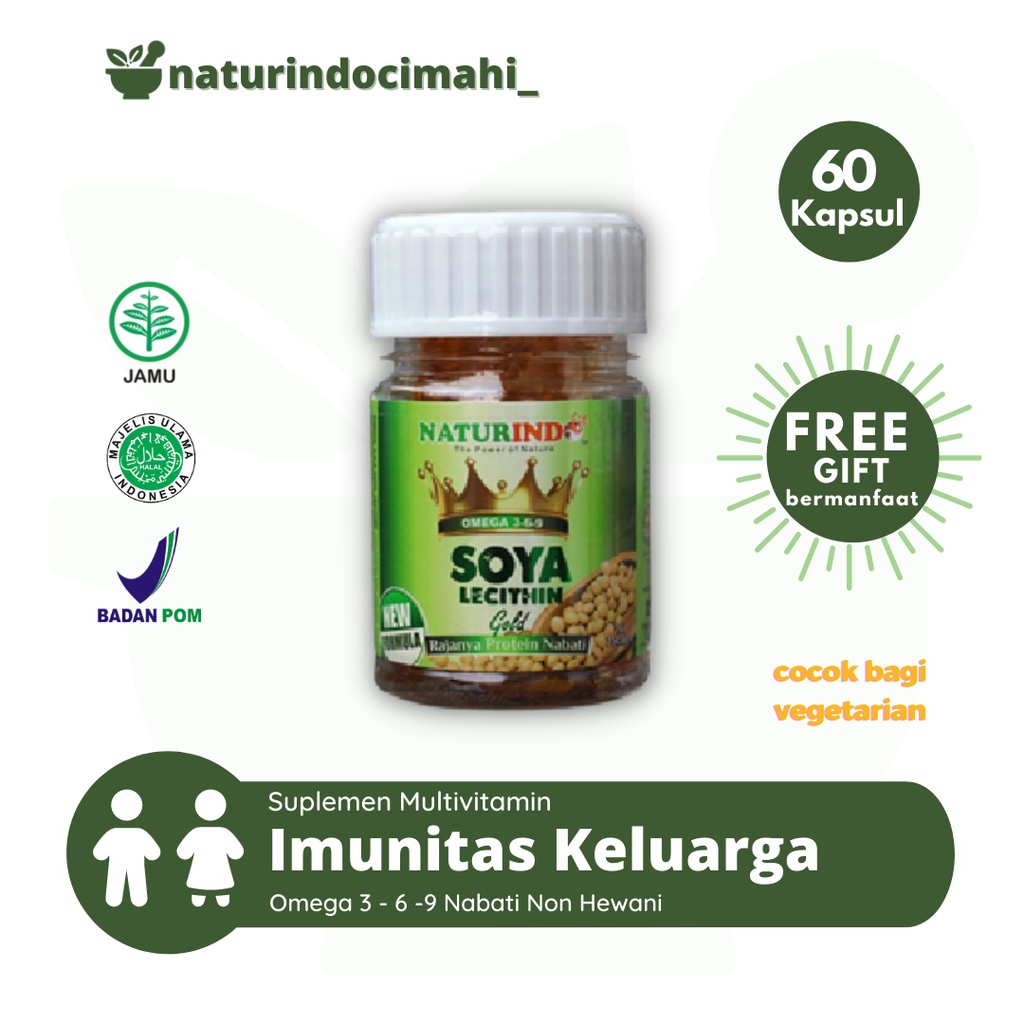 Jual Suplemen Multivitamin Kesehatan Keluarga OMEGA 369 LECITHIN