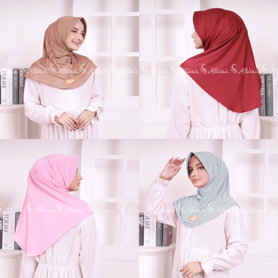 BERGO HAMIDAH / BERGO BAHAN JERSEY PREMIUM /ORIGINAL BY ALLAVA / HIJAB BERGO DAILY