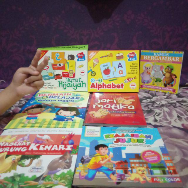 Edu Fun HURUF HIJAIYAH Kartu Edukasi  Puzzle Kartu Mainan  