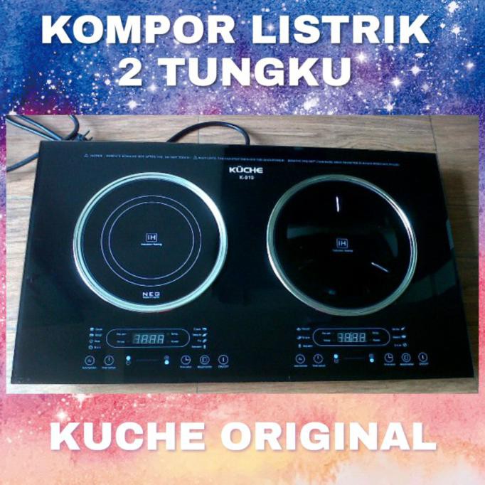 Kompor Listrik 2 Tungku (Kompor Kuche Original) Kompor Induksi K-919 Desipermatabolo