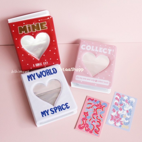 

Binder Photocard Soft Cover Slot 64 Pc / Tempat Penyimpanan Kartu Foto - Merah 037