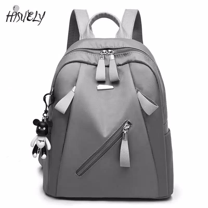 MORMON GEOFANI - Tas Ransel Gaul Backpack Tas Gendong Wanita-ABU