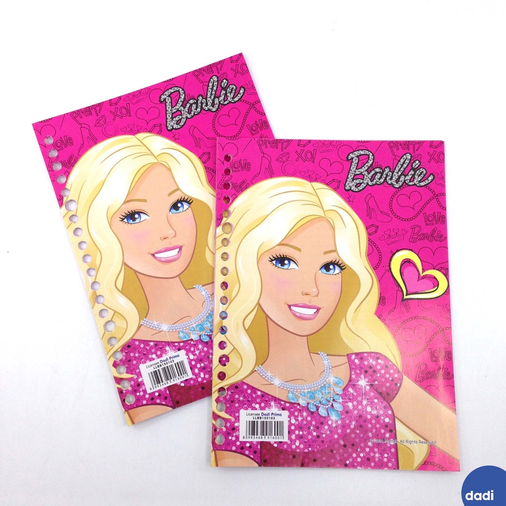 

Dadi - Barbie Love Pink / Diamond Loose Leaf 25s / Kertas binder / Kertas File
