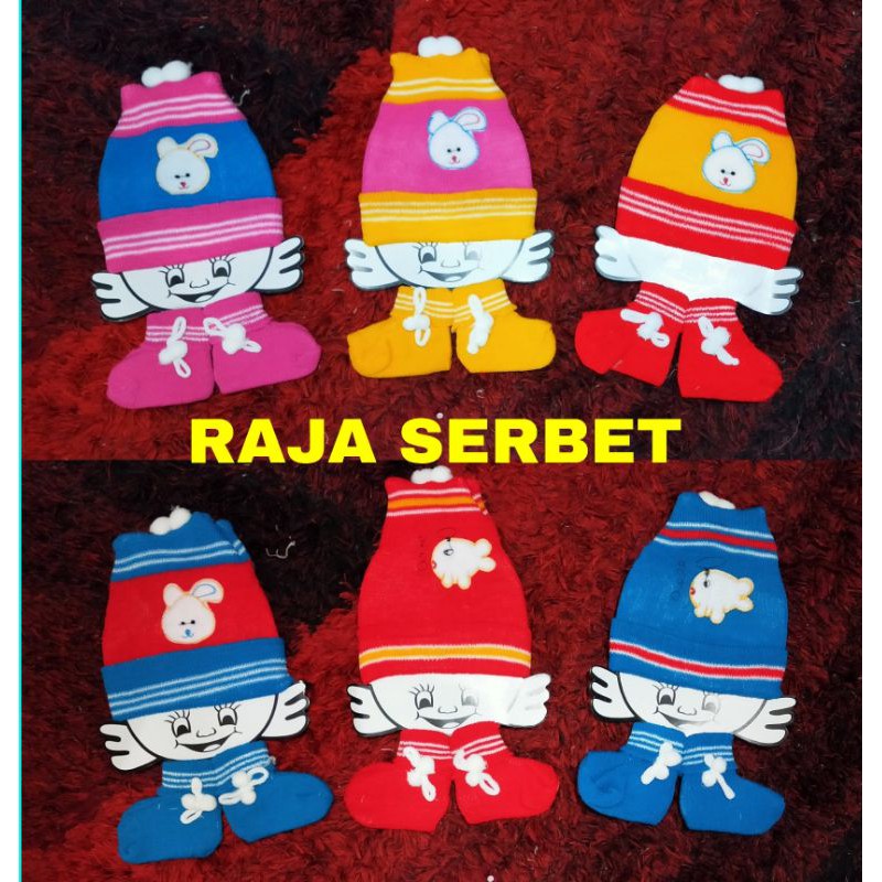 Topi rajut set