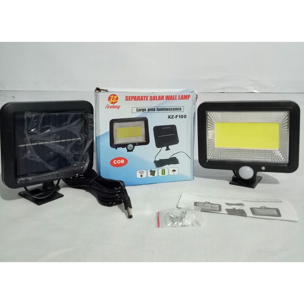Lampu Solar Tenaga Surya Matahari Sensor 100 LED