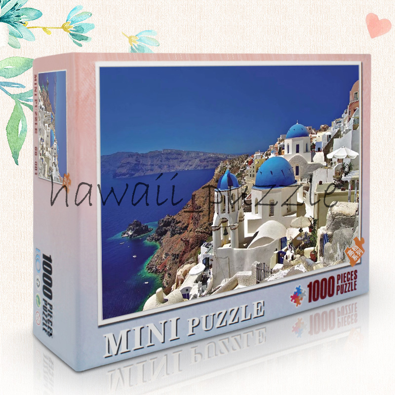 Mini Puzzle 1000 pcs Mainan Jigsaw Puzzle-AEGEAN SEA