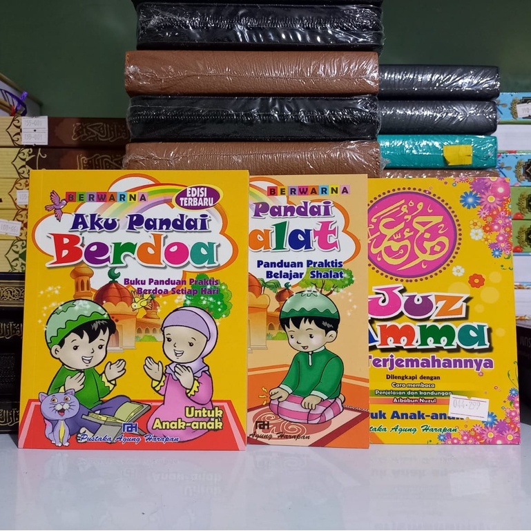 Aku Pandai Berdoa Pandai Shalat Warna Buku Panduan Do'a Sehari hari Untuk Anak Dengan Gambar