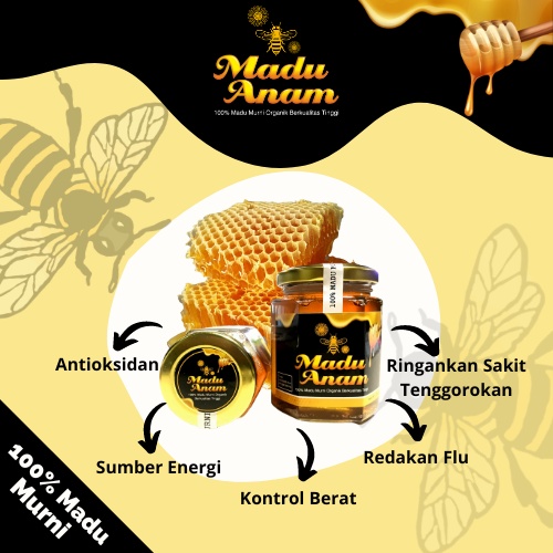 

Madu Anam 100% Madu Murni Organik Berkualitas Tinggi - Madu Asli
