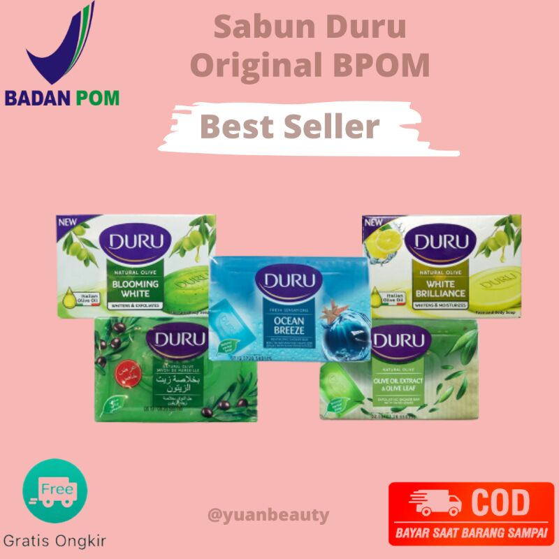 Sabun Duru Natural Olive Original BPOM