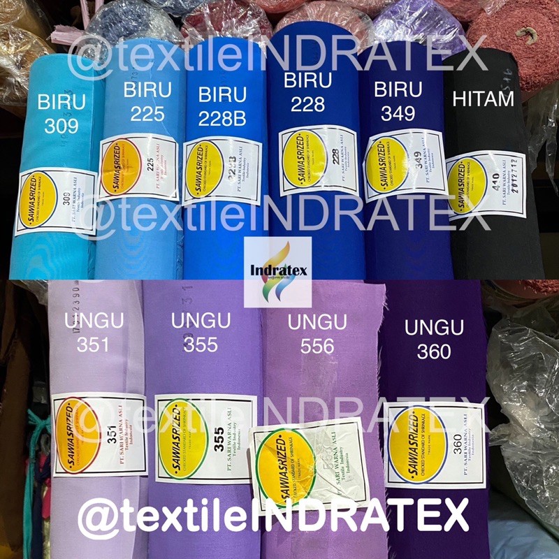 ( per 1 roll ) KAIN CRAFT SPANDUK DEKORASI BENDERA UMBUL UMBUL KERAJINAN TANGAN background foto backdrop dekorasi printing sublime kerajinan tangan slayer TC JUMPING FISH SARI WARNA Lebar 115 cm