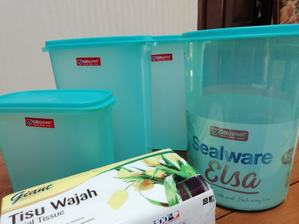 Sealware Elipse / Tempat Makanan / Toples Kedap Udara 2300ml Sw230 Gbu