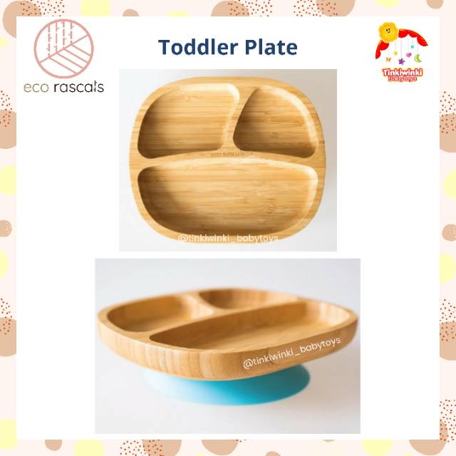 Ecorascals Bamboo Toddler Plate