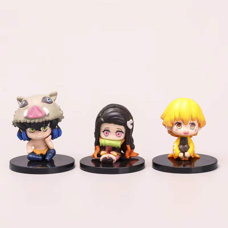 (WPJ-DM) PAJANGAN DEMON SLAYER / FIGURE MINI DEMON SLAYER / TENJIRO / NEZUKO / MINI FIGURE