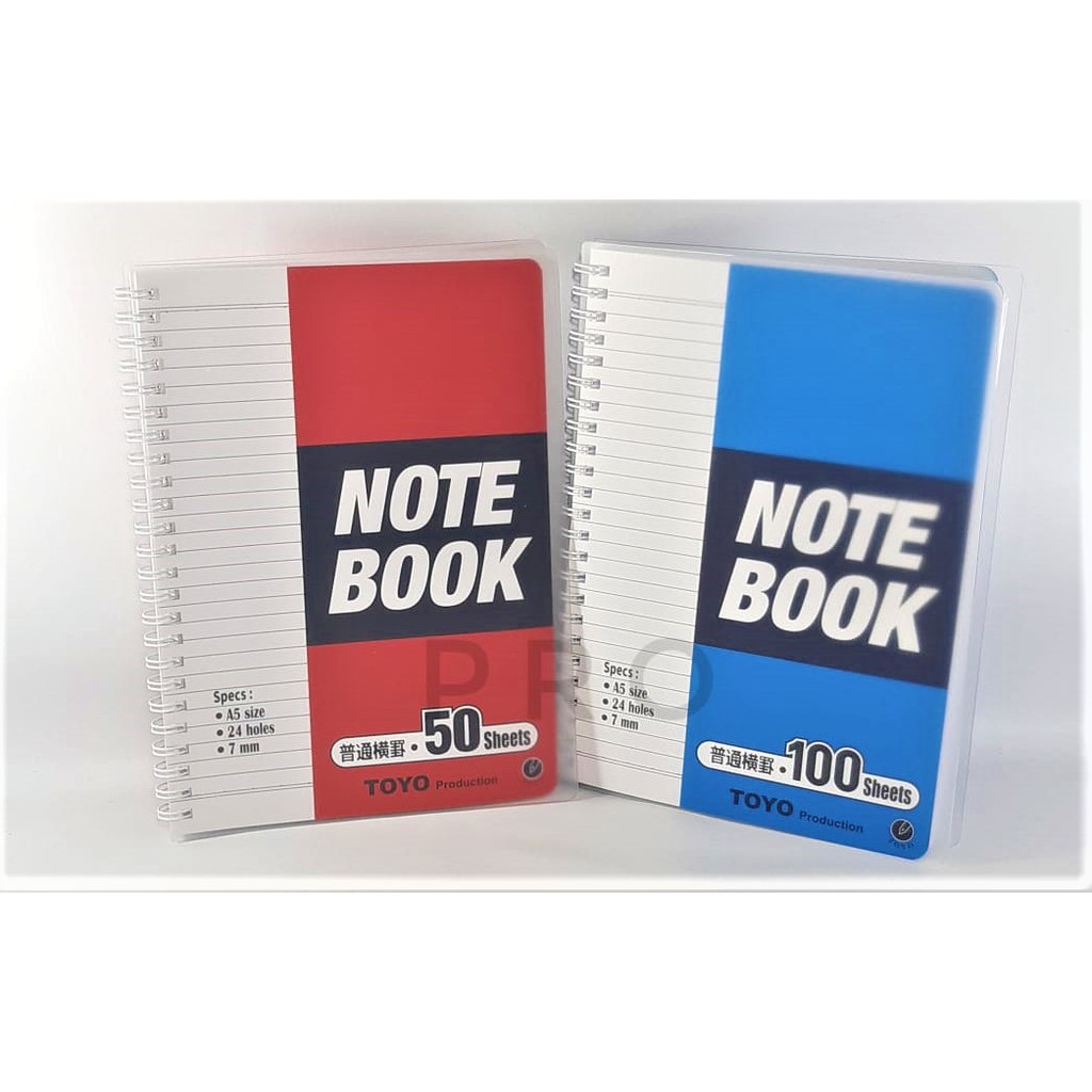 

RING BOOK BUKU SPIRAL NOTEBOOK RING A5 BUKU CATATAN MEMOPAD NOTEPAD A5 100 LEMBAR