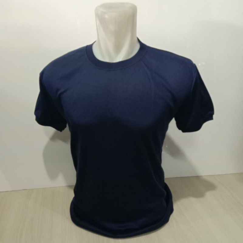 Kaos biru polos dongker