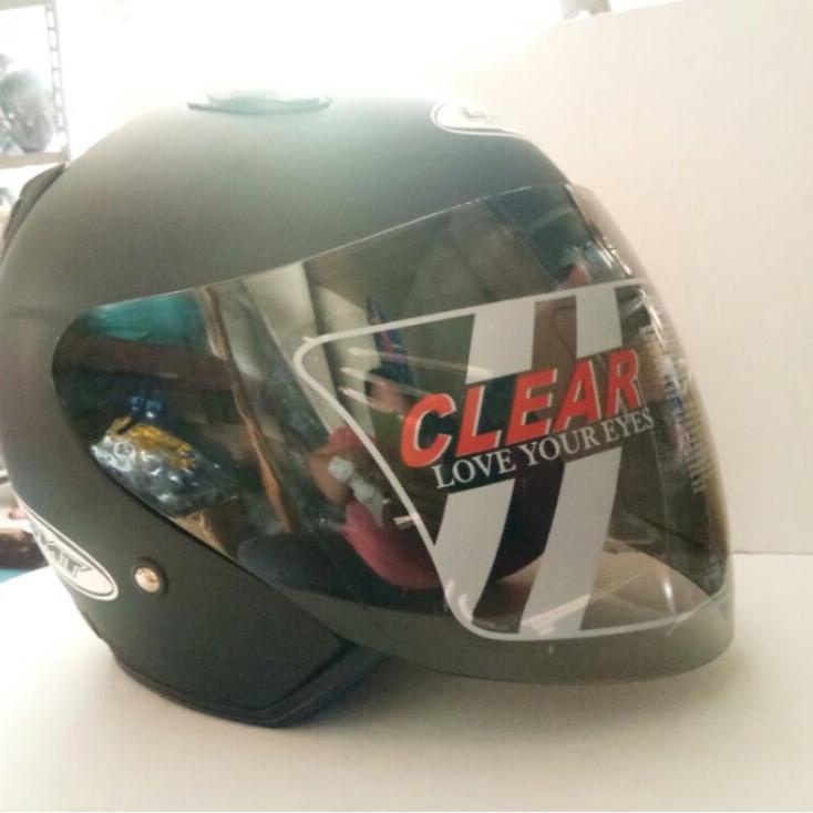 Get Sale KACA VISOR KHUSUS HELM GMT CLEAR BENING DAN HITAM PNP