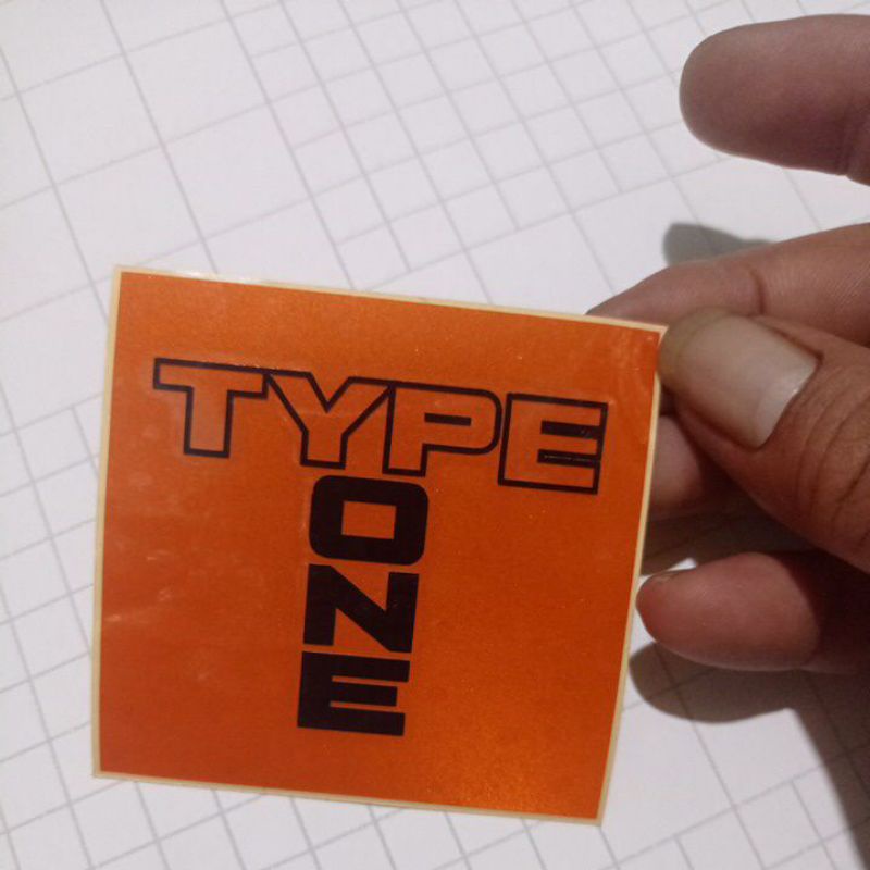 STICKER JDM TYPE ONE CUTTING