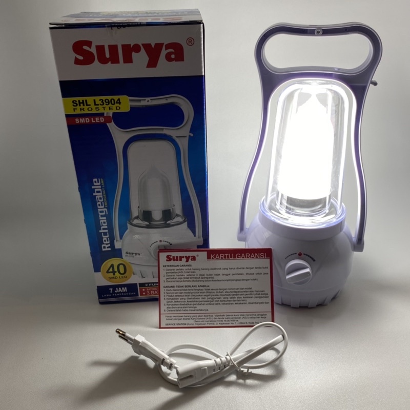 Lampu Emergency Charger dan Baterai Surya SHL L3904