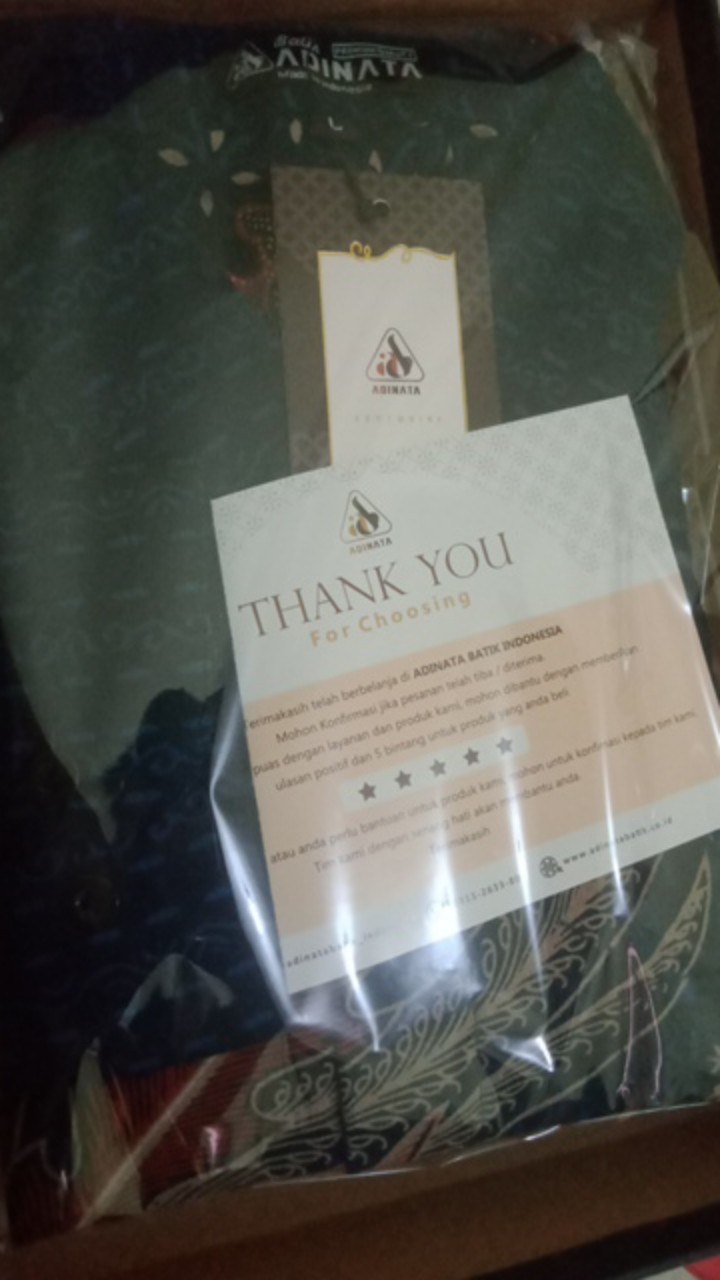 Kemeja Panjang Adinata Batik Adam