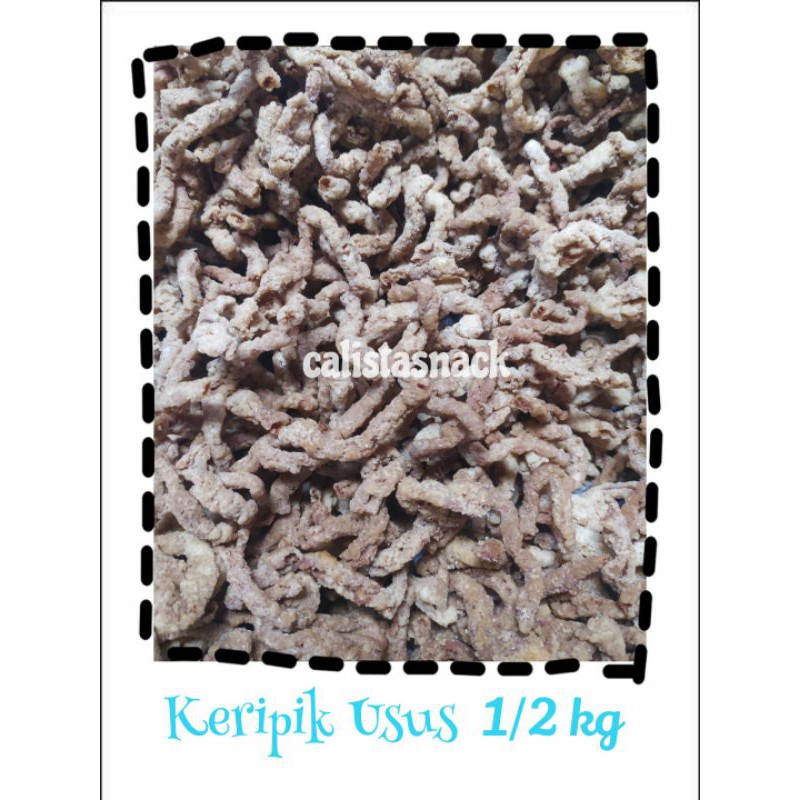 

[Calista Snack] Keripik Usus 1/2kg