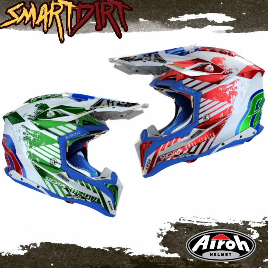HELM AIROH AVIATOR 3 SIXDAY ITALY HELM AIROH AVIATOR 3 SIXDAY EDITION ITALY