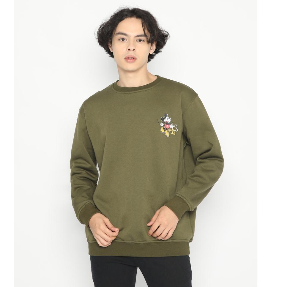 TrxXx4X8--Disney | Erigo Sweatshirt Stay Mickey Olive