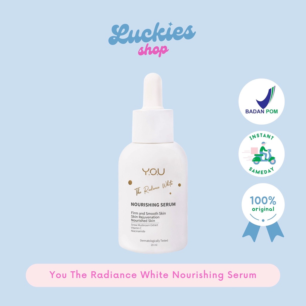 Official Distributor You The Radiance White Nourishing Serum Wajah Serum Pemutih Wajah