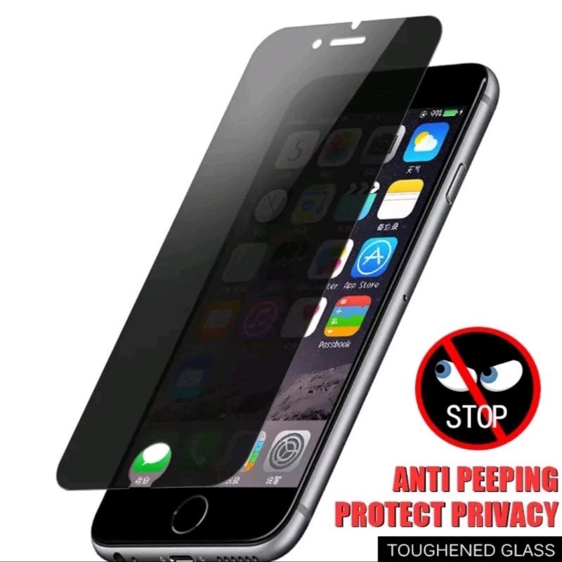 Glass Spy IPHONE 5 / 5s / 6 / 6s / 6 plus / 6s plus / 7 / 7 plus / 8 / 8 plus   Tempered Glass Anti Spy/Anti Gores