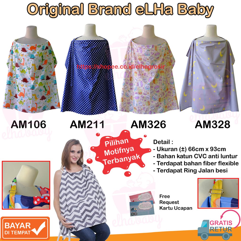 Celemek Apron Perlengkapan Bayi Perlengkapan Bayi Baru Lahir Baby Gift Set Bayar Di Tempat Kado Bayi-1