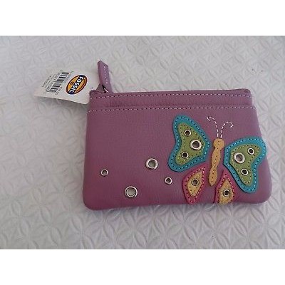 Dompet STNK Fossil Butterflies  Key Coin Lavender