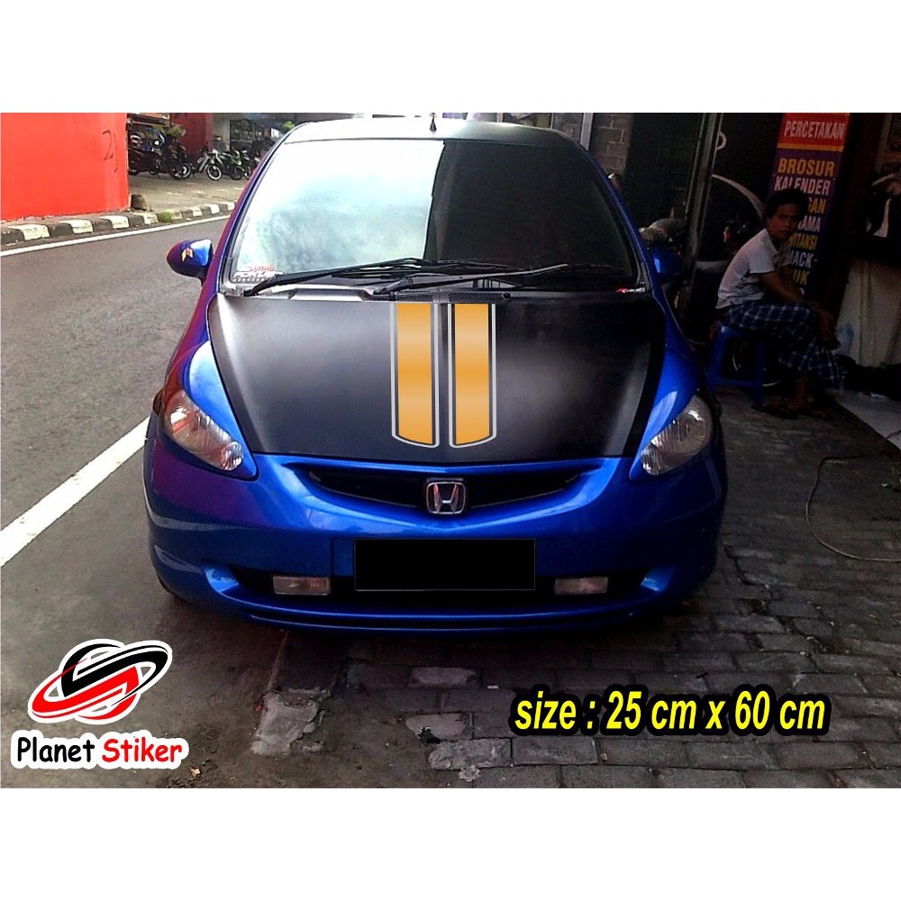 Promo Obral Stiker Kap Mobil Gold N Silver Cuttiing Sticker Kap