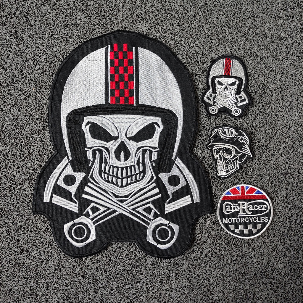 PATCH BORDIR BACK PATCH CAFE RACER SATU SET