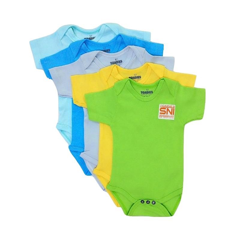 Toadies Jumper Anak Bodysuit Short Sleeve Toby Isi 5pcs Jumper