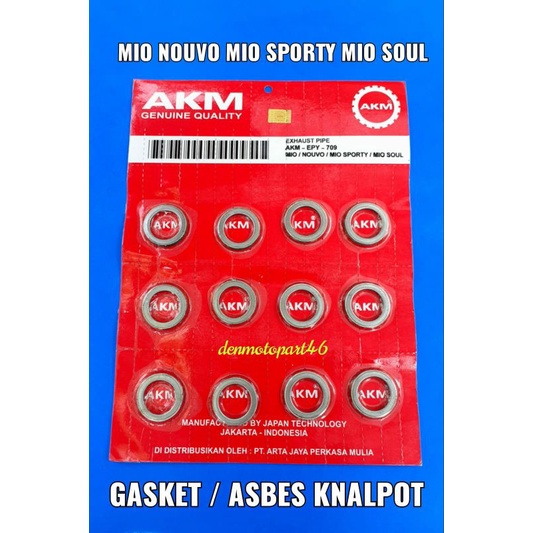 Jual Gasket Asbes Packing Knalpot Motor Yamaha Mio Lama Sporty Mio J