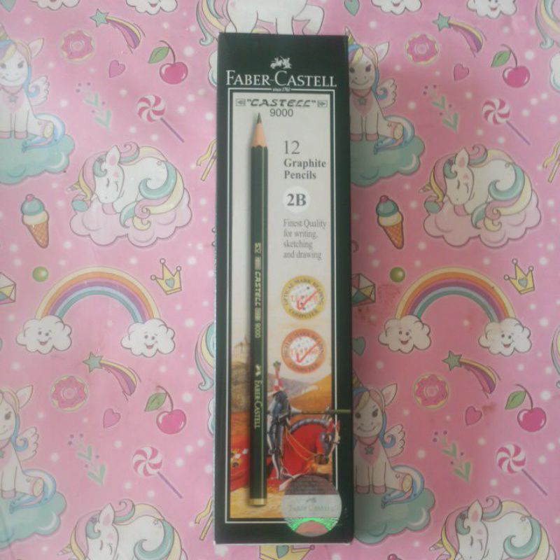 

pensil faber Castell 2B