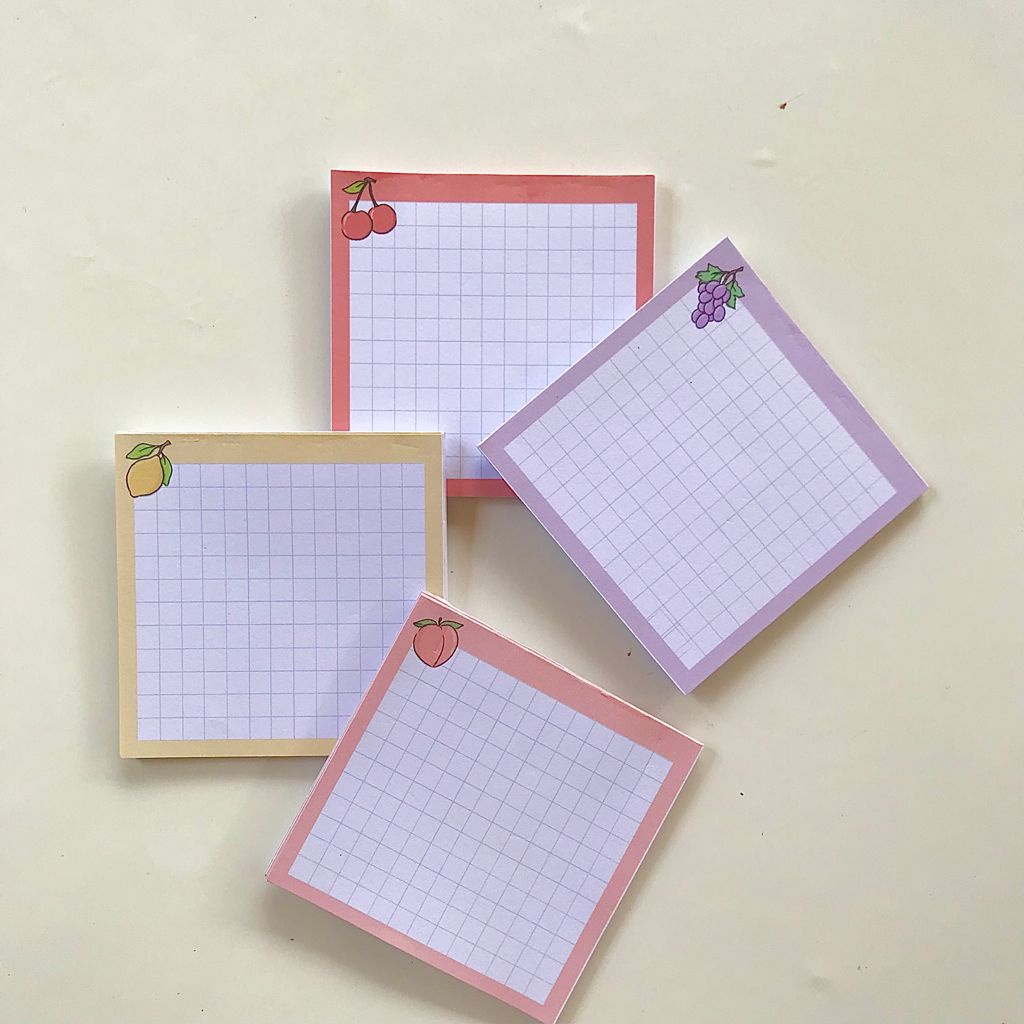 

memopad buah lucu untuk dekorasi jurnal/ journal deco